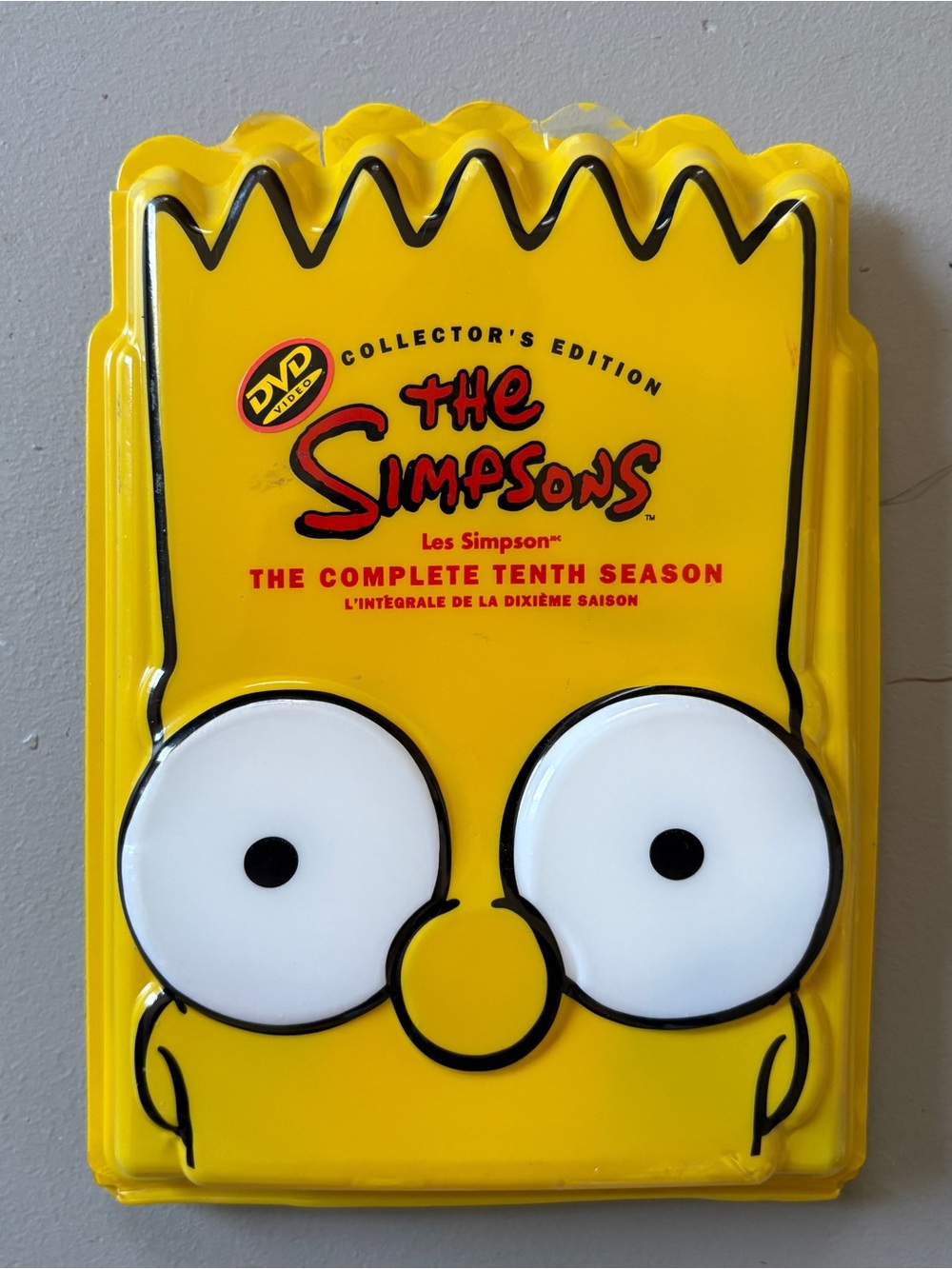 The Simpsons Complete Tenth Season DVD Collector’s Edition Bart Head Case 4 Disc